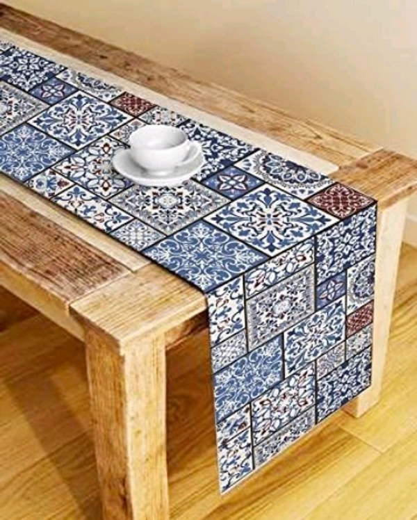 Azalea Digital Printed 4 Seater Table Runner, 13 x 60 Inches